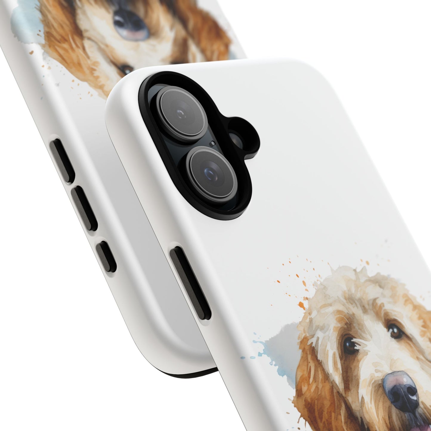 Goldendoodle Portrait Phone Case | Dog Lover Gift, Tough Cases for iPhone 16 and 17 Unique Pet Art, Personalized Dog Phone Cover, Animal Lover Accessory