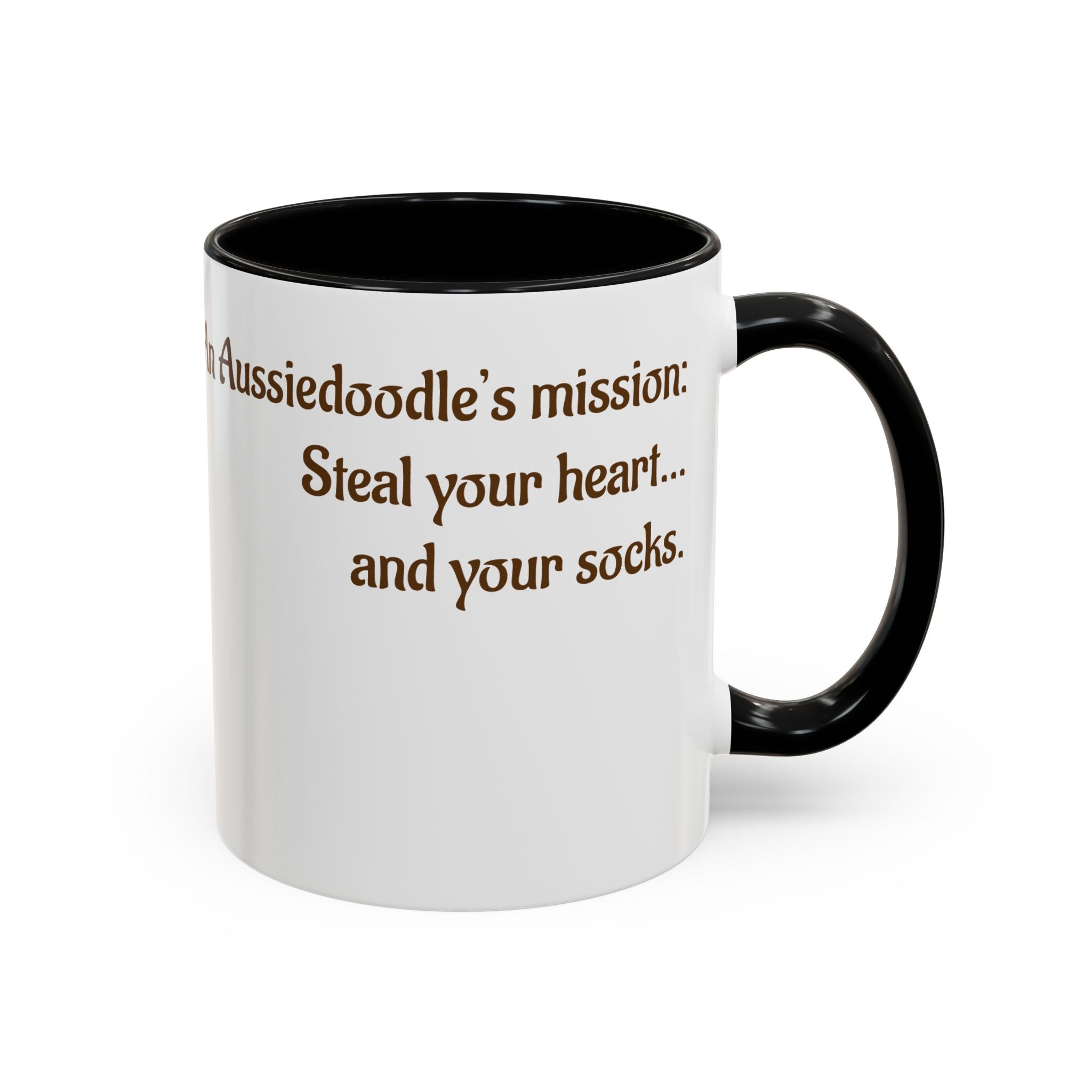 Whimsical Aussiedoodle Coffee Mug - For Doodle Dog Lovers