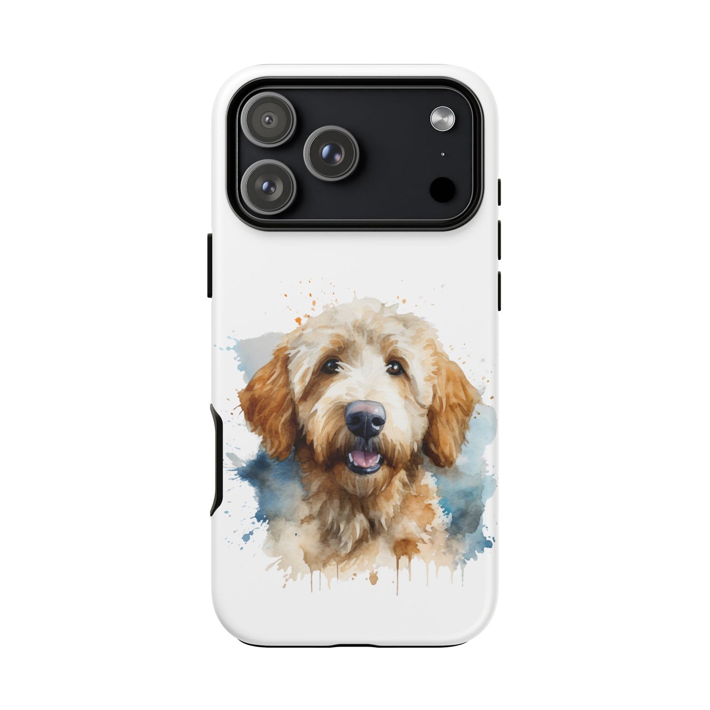 Goldendoodle Portrait Phone Case | Dog Lover Gift, Tough Cases for iPhone 16 and 17 Unique Pet Art, Personalized Dog Phone Cover, Animal Lover Accessory