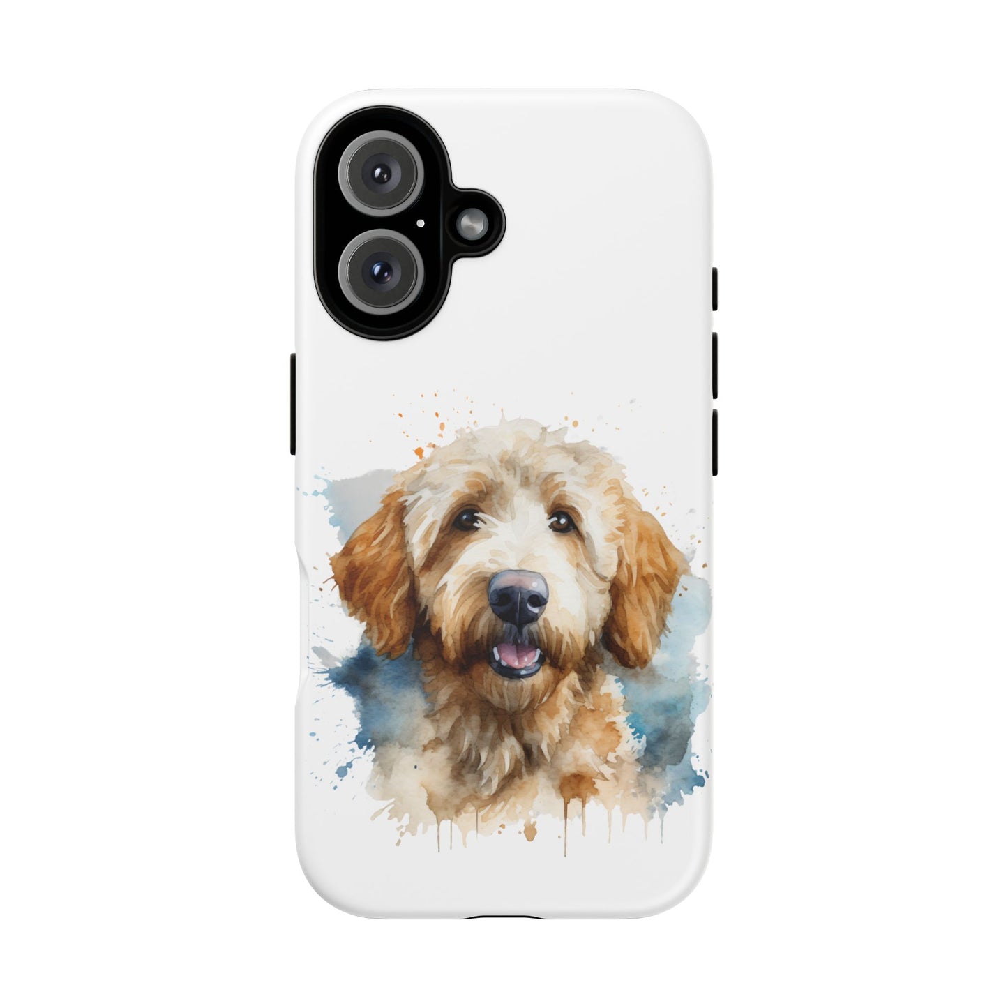 Goldendoodle Portrait Phone Case | Dog Lover Gift, Tough Cases for iPhone 16 and 17 Unique Pet Art, Personalized Dog Phone Cover, Animal Lover Accessory