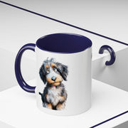 Whimsical Aussiedoodle Coffee Mug - For Doodle Dog Lovers