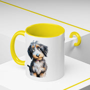 Whimsical Aussiedoodle Coffee Mug - For Doodle Dog Lovers