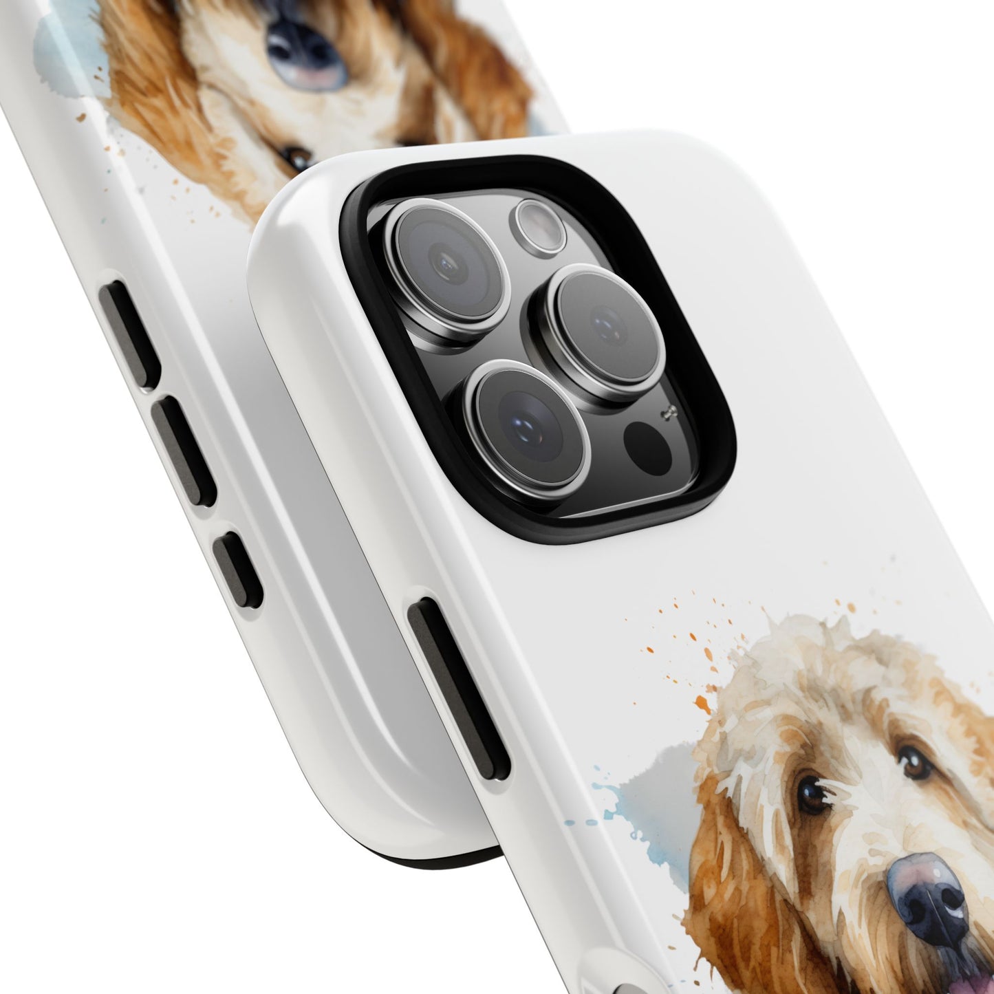 Goldendoodle Portrait Phone Case | Dog Lover Gift, Tough Cases for iPhone 16 and 17 Unique Pet Art, Personalized Dog Phone Cover, Animal Lover Accessory