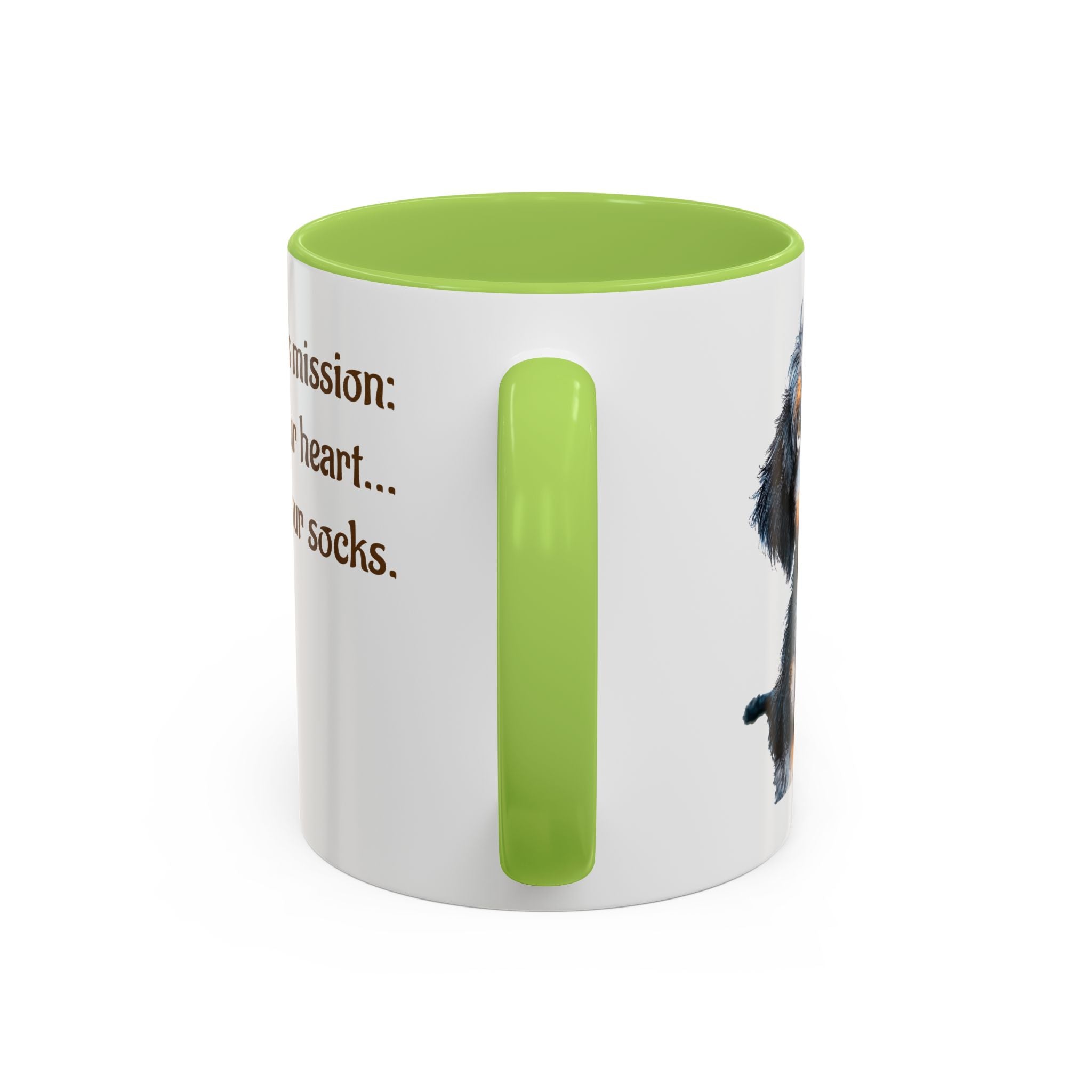 Whimsical Aussiedoodle Coffee Mug - For Doodle Dog Lovers