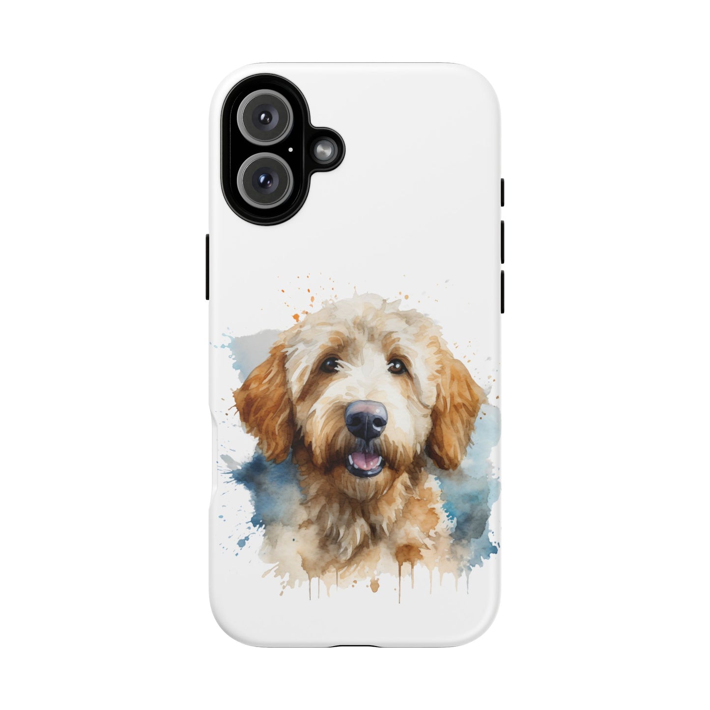 Goldendoodle Portrait Phone Case | Dog Lover Gift, Tough Cases for iPhone 16 and 17 Unique Pet Art, Personalized Dog Phone Cover, Animal Lover Accessory