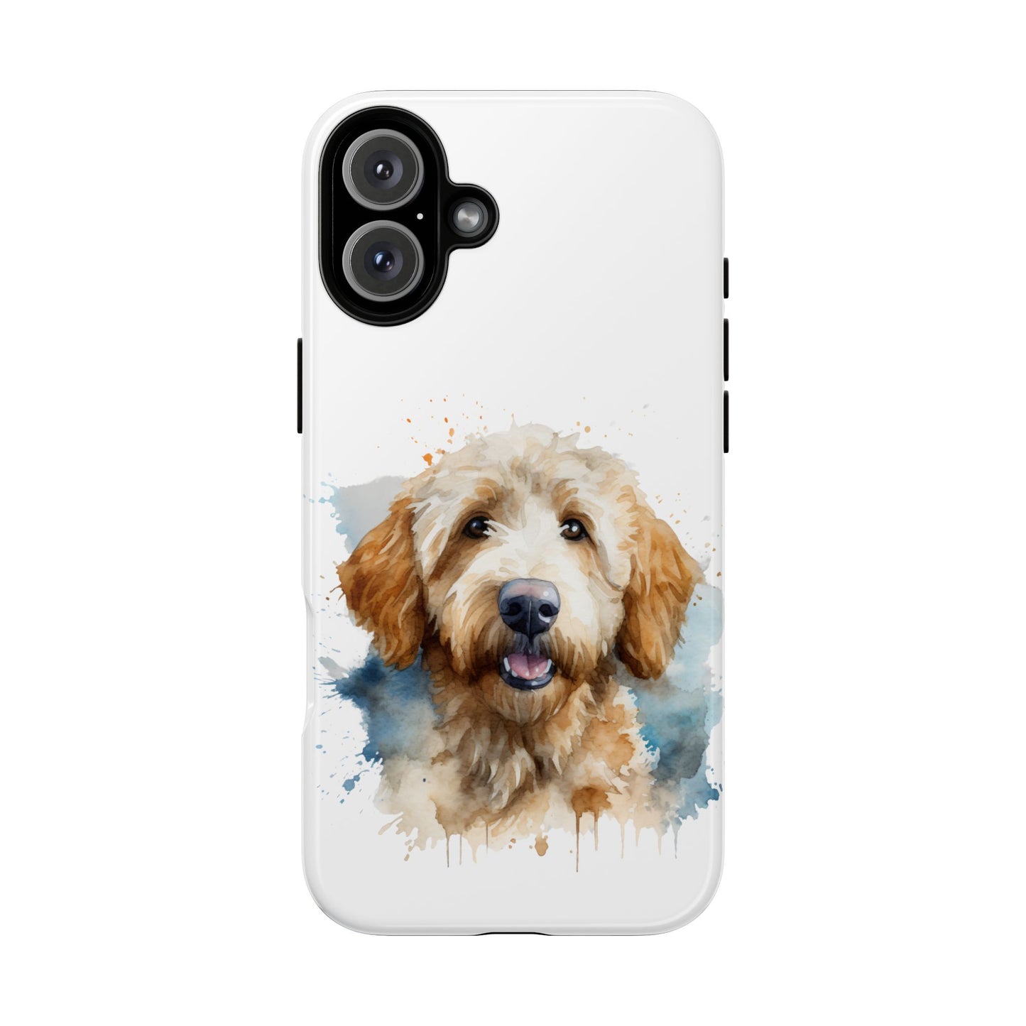 Goldendoodle Portrait Phone Case | Dog Lover Gift, Tough Cases for iPhone 16 and 17 Unique Pet Art, Personalized Dog Phone Cover, Animal Lover Accessory