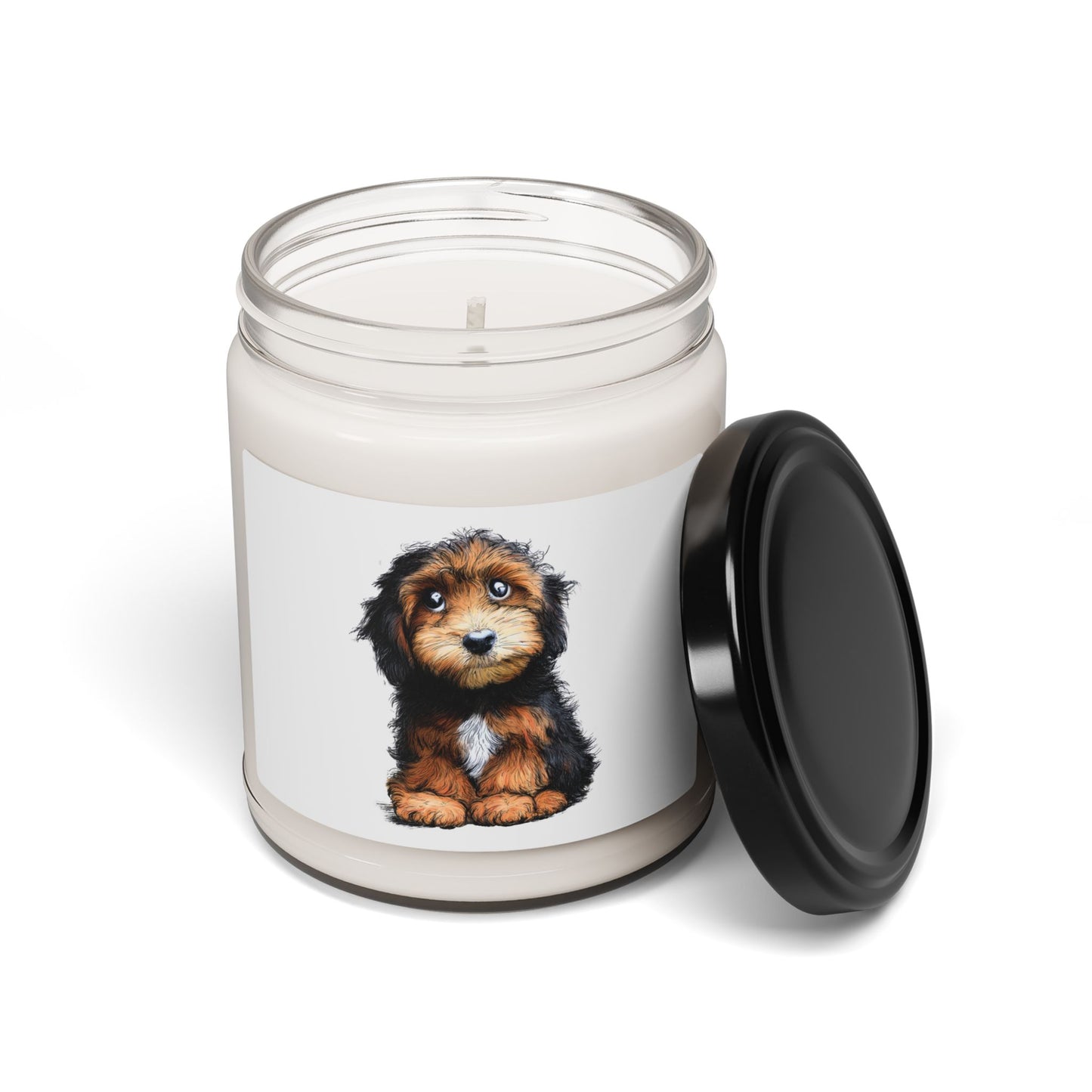 Cavapoo Puppy Candle, Cute Dog Lover Gift, Home Decor, Relaxation, Birthday Housewarming, Scented Soy 9oz