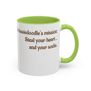 Whimsical Aussiedoodle Coffee Mug - For Doodle Dog Lovers