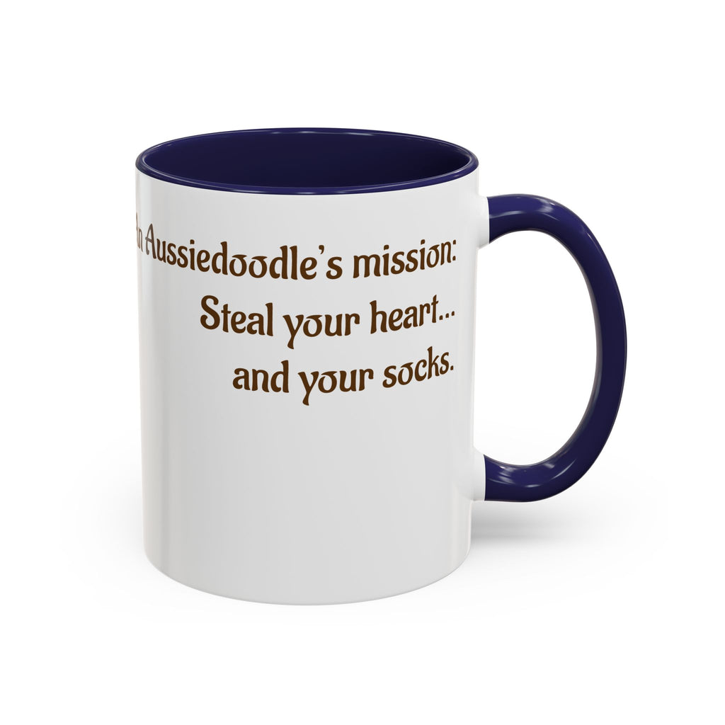 Whimsical Aussiedoodle Coffee Mug - For Doodle Dog Lovers