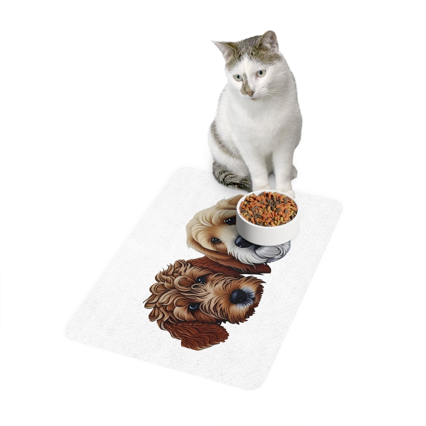 Double Doodles Pet Food Mat (12x18)