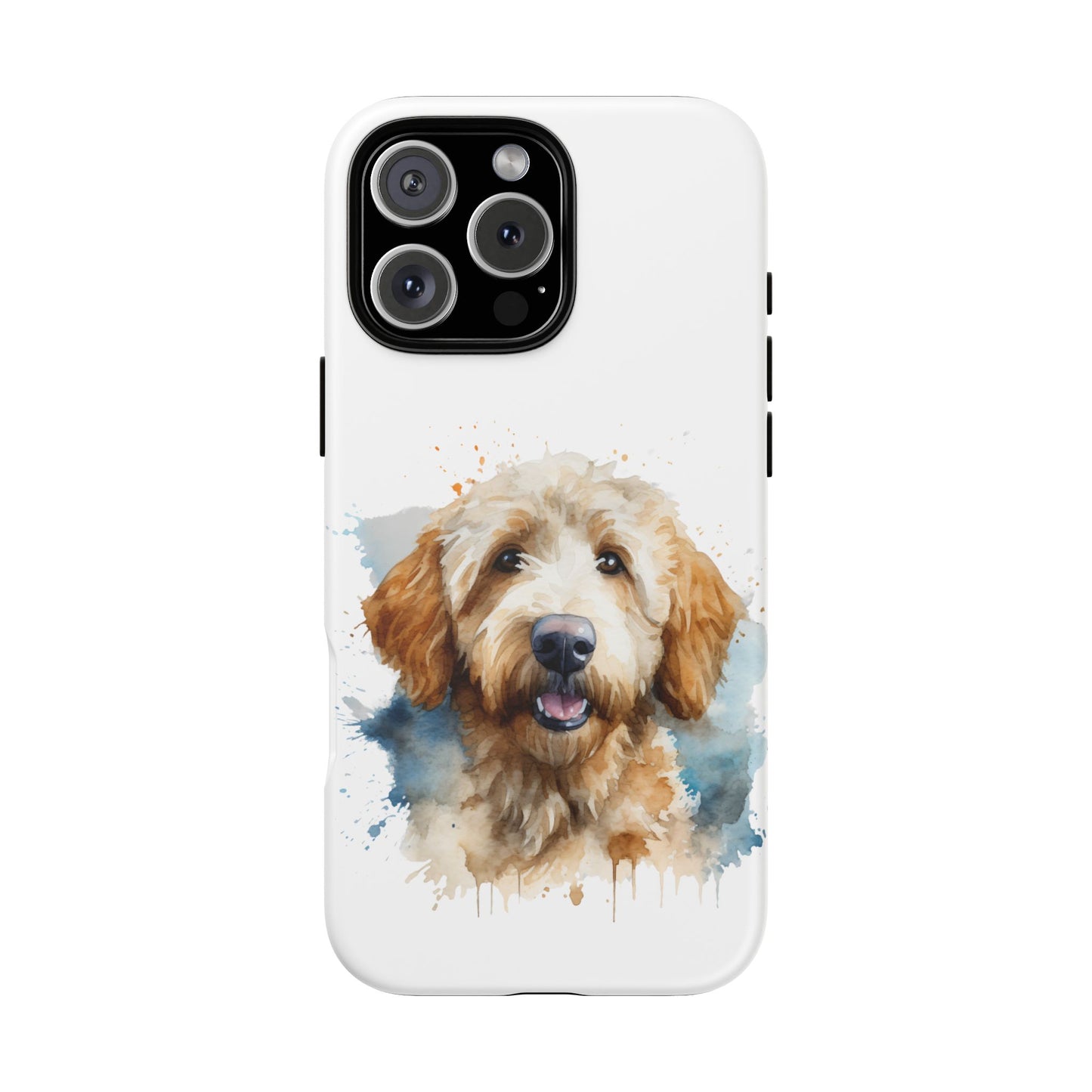 Goldendoodle Portrait Phone Case | Dog Lover Gift, Tough Cases for iPhone 16 and 17 Unique Pet Art, Personalized Dog Phone Cover, Animal Lover Accessory