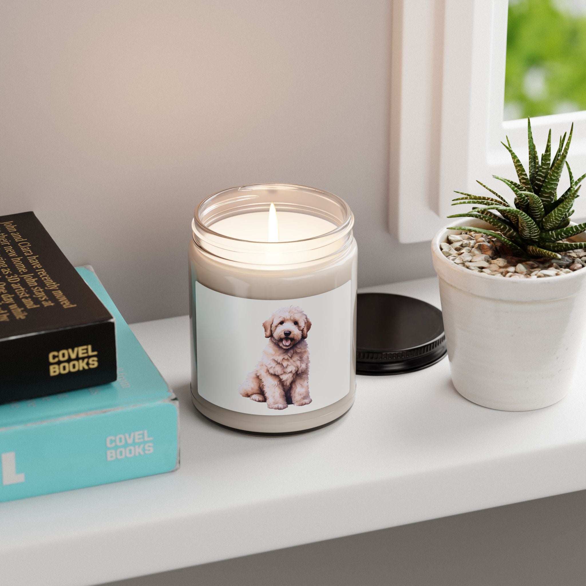 Coockapoo Aromatherapy Candle, Dog Lover Gift, Cozy Home Decor, Pet Memorial, Birthday Candle, Relaxing Scented Candle