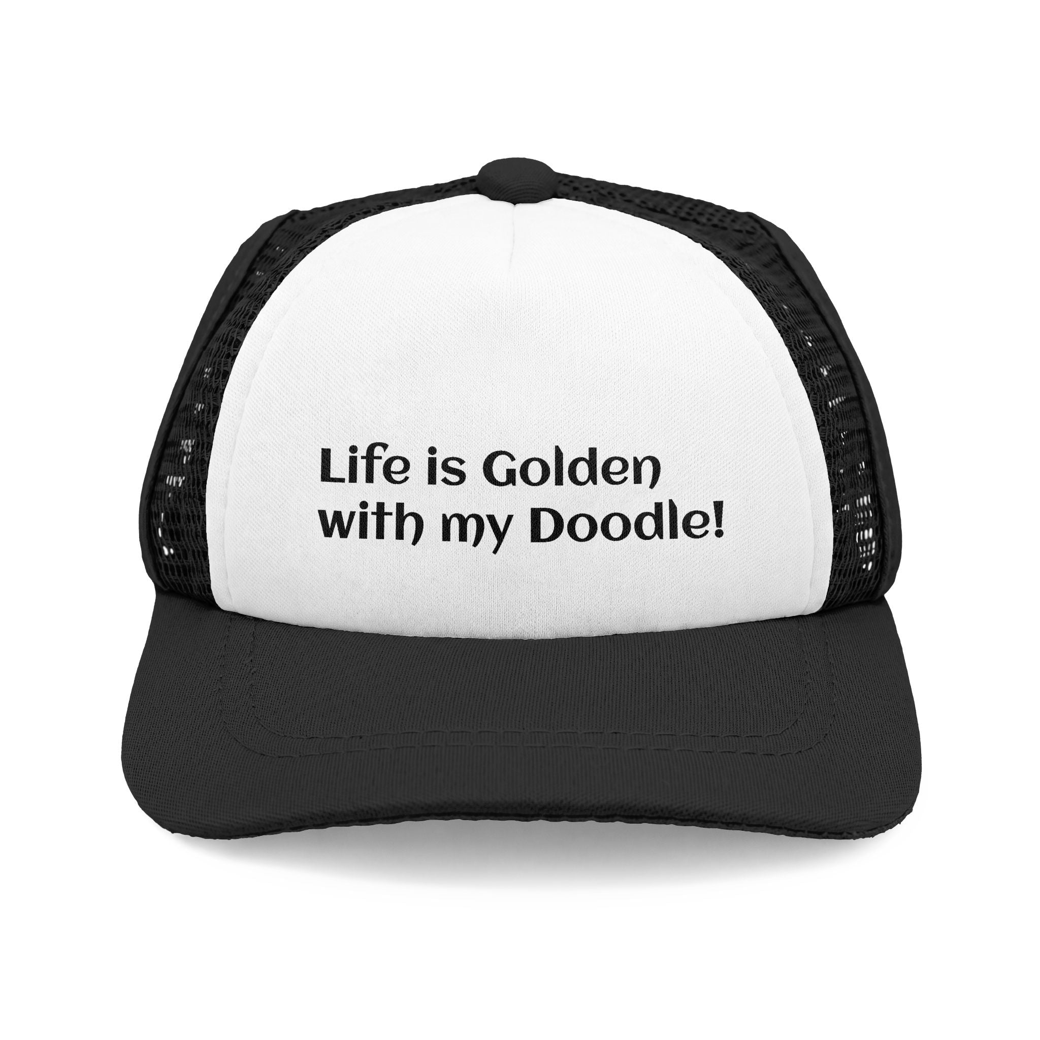 Life is Golden with My Doodle Trucker Hat — Dog Lover Foam Cap