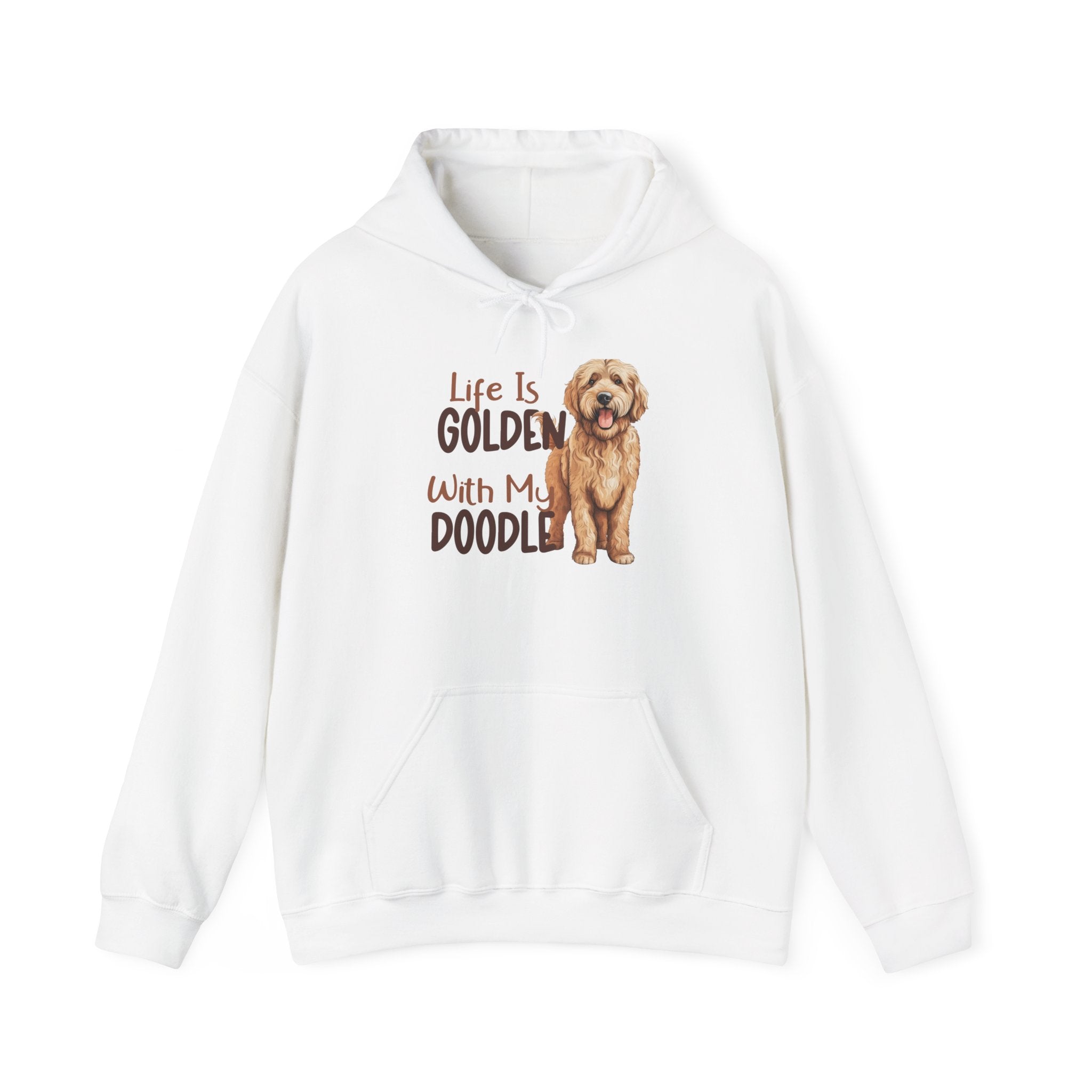 Golden Doodle Hooded Sweatshirt, Cozy Pet Sweatshirt, Dog Mom Gift, Animal Lover Apparel, Unisex Comfort Wear, Holiday Gift, Doodle Lover