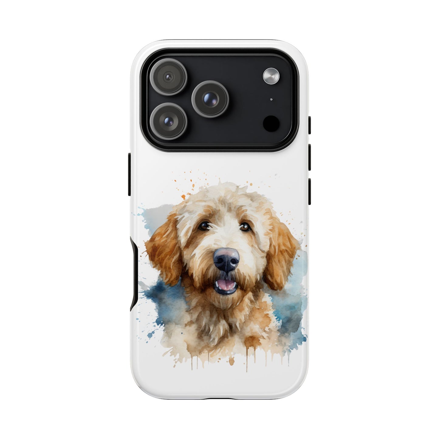 Goldendoodle Portrait Phone Case | Dog Lover Gift, Tough Cases for iPhone 16 and 17 Unique Pet Art, Personalized Dog Phone Cover, Animal Lover Accessory