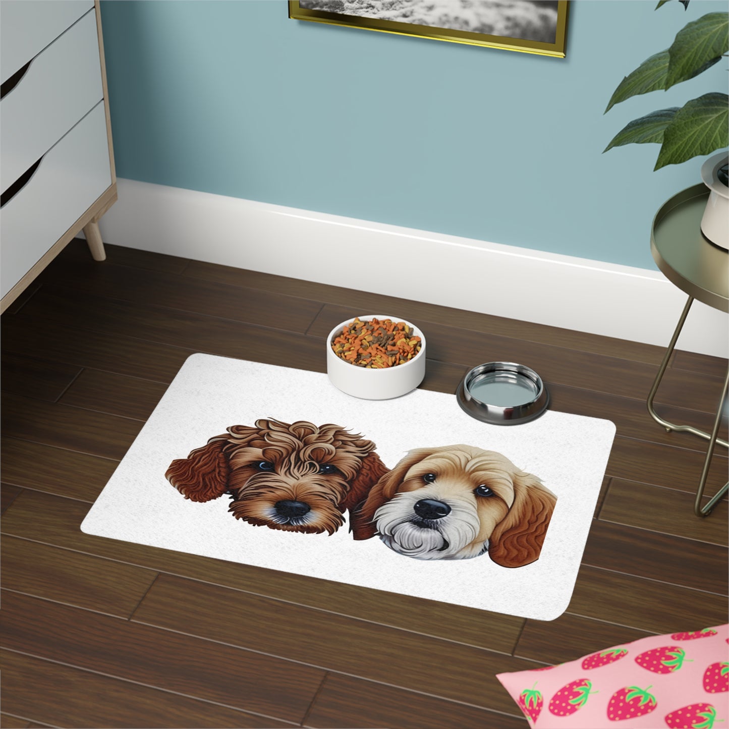 Double Doodles Pet Food Mat (12x18)