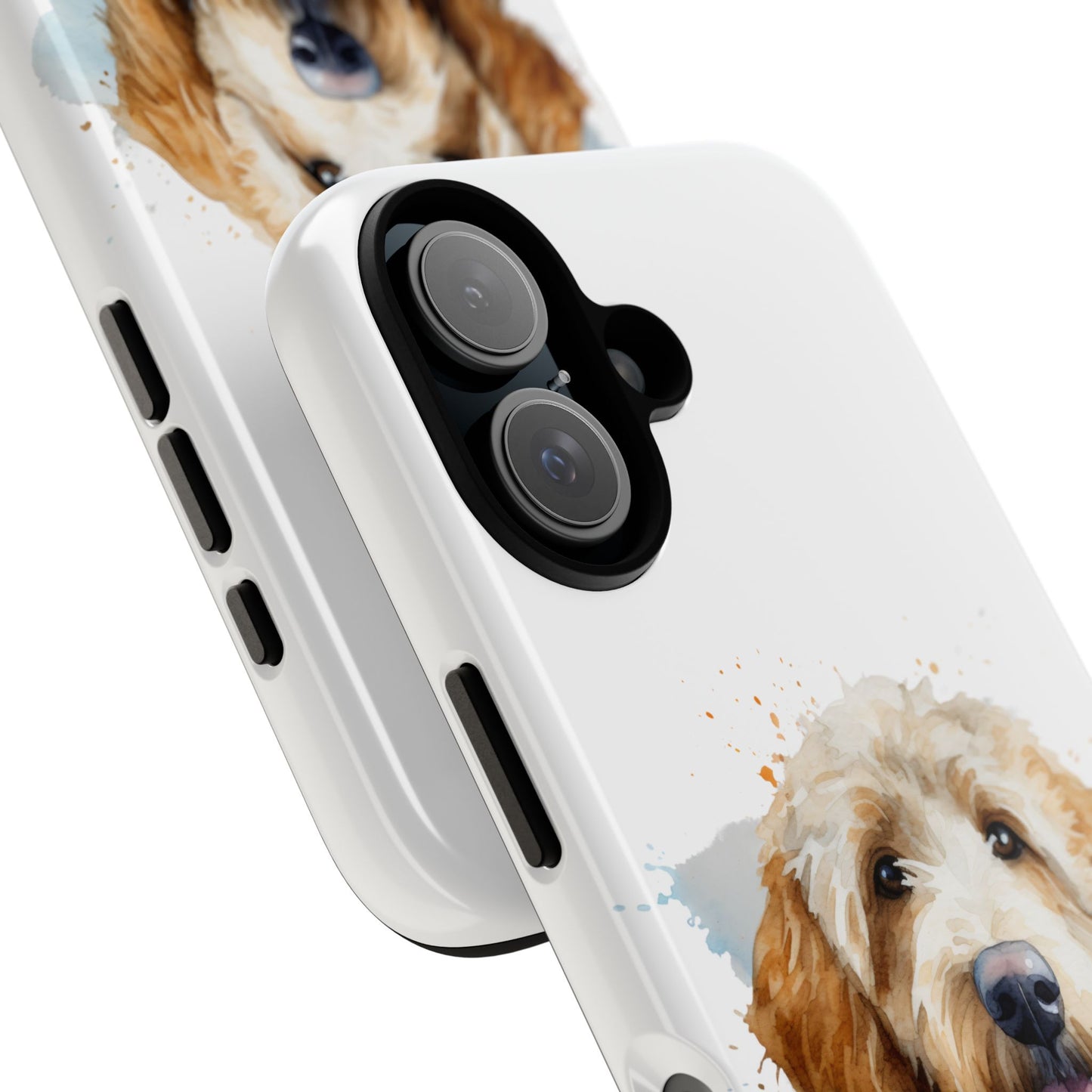 Goldendoodle Portrait Phone Case | Dog Lover Gift, Tough Cases for iPhone 16 and 17 Unique Pet Art, Personalized Dog Phone Cover, Animal Lover Accessory