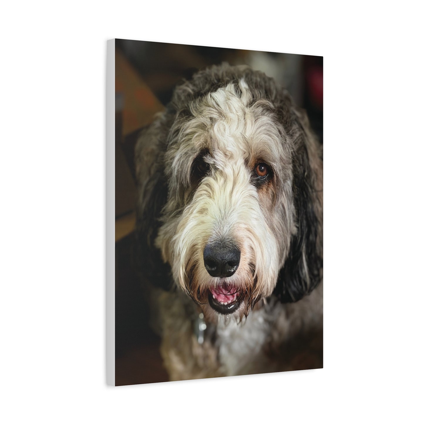 Personalized Pet Portrait Canvas Print - Stretched Matte Artwork | Perfect Doodle Gift for Holidays, Him & Her
