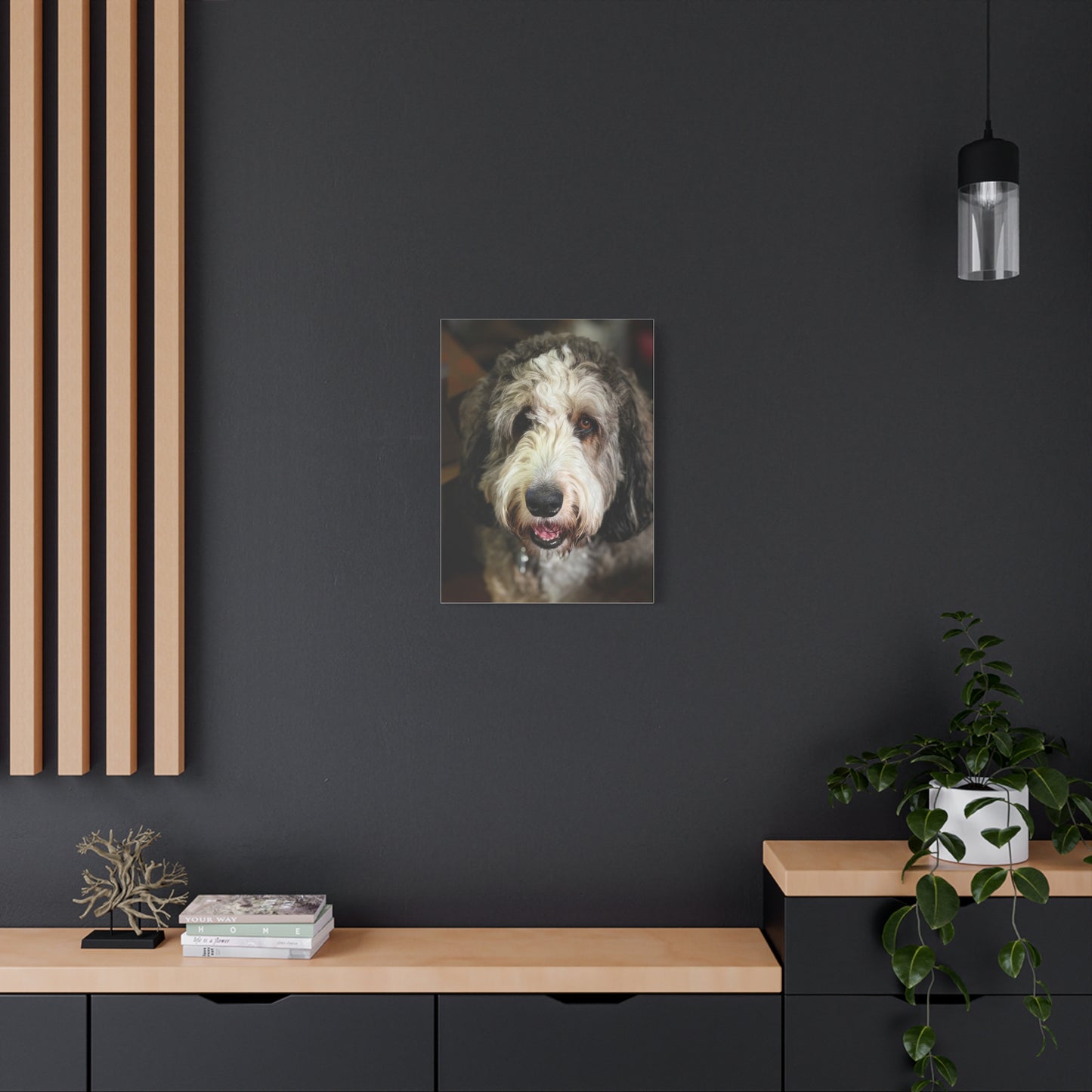 Personalized Pet Portrait Canvas Print - Stretched Matte Artwork | Perfect Doodle Gift for Holidays, Him & Her