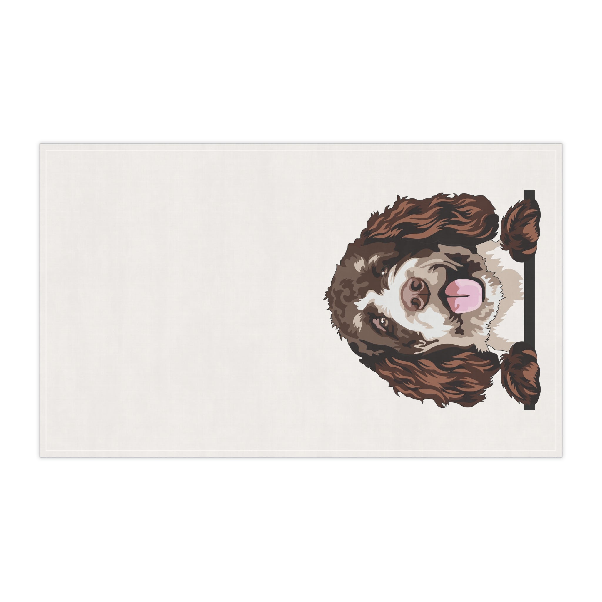 Bernedoodle Dog Lover's Tea Towels, Kitchen  Dog Owner Gift