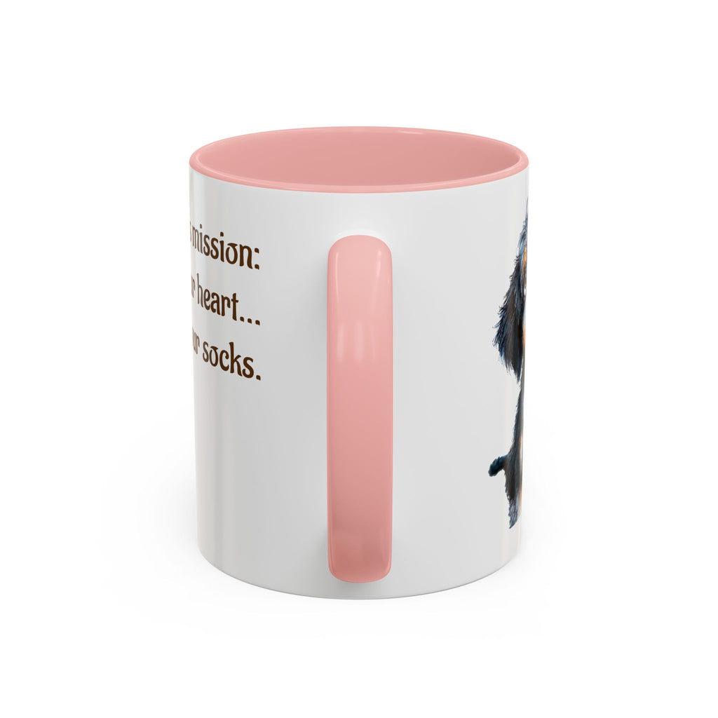 Whimsical Aussiedoodle Coffee Mug - For Doodle Dog Lovers