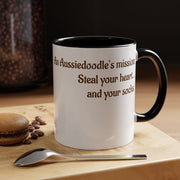 Whimsical Aussiedoodle Coffee Mug - For Doodle Dog Lovers
