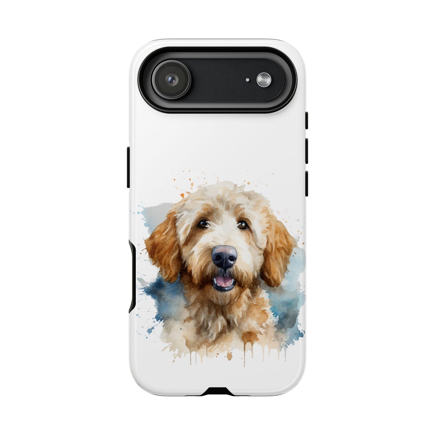 Goldendoodle Portrait Phone Case | Dog Lover Gift, Tough Cases for iPhone 16 and 17 Unique Pet Art, Personalized Dog Phone Cover, Animal Lover Accessory
