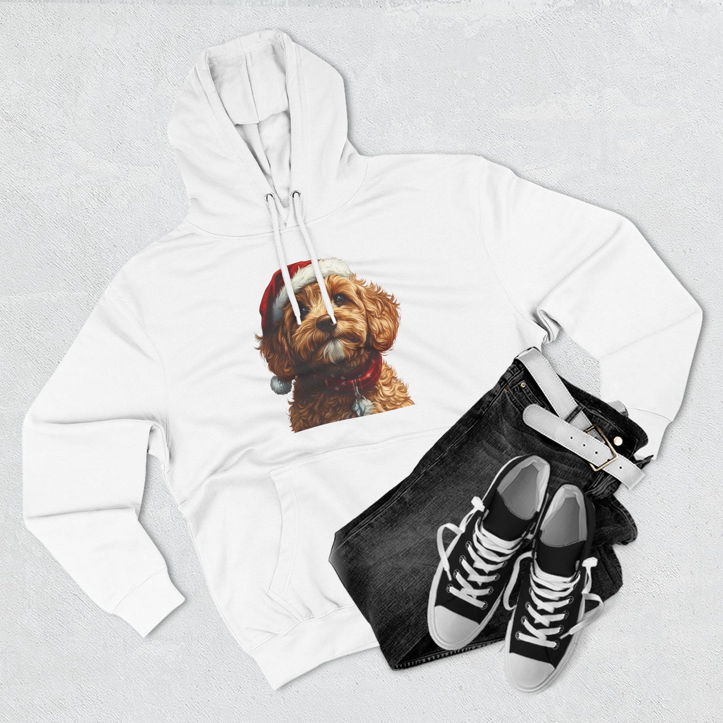 Santa Golden Doodle Hoodie