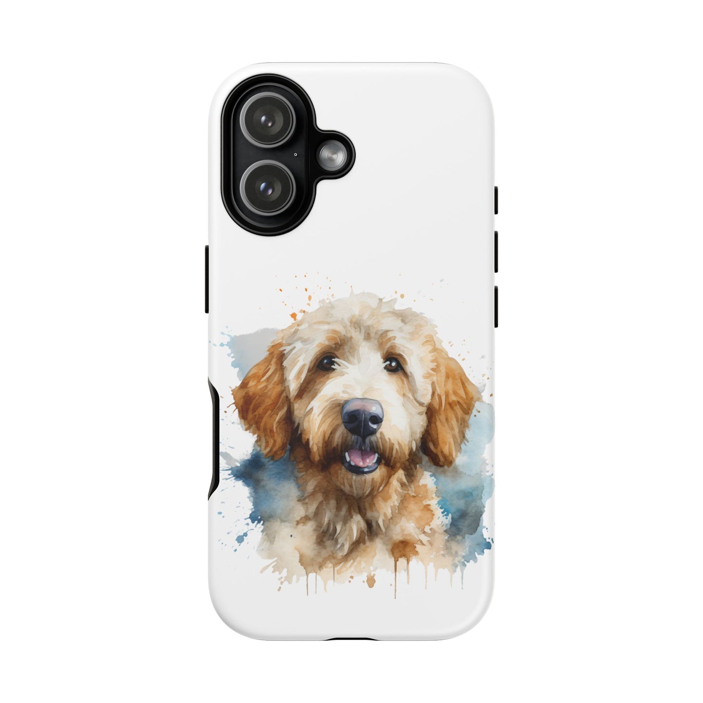 Goldendoodle Portrait Phone Case | Dog Lover Gift, Tough Cases for iPhone 16 and 17 Unique Pet Art, Personalized Dog Phone Cover, Animal Lover Accessory
