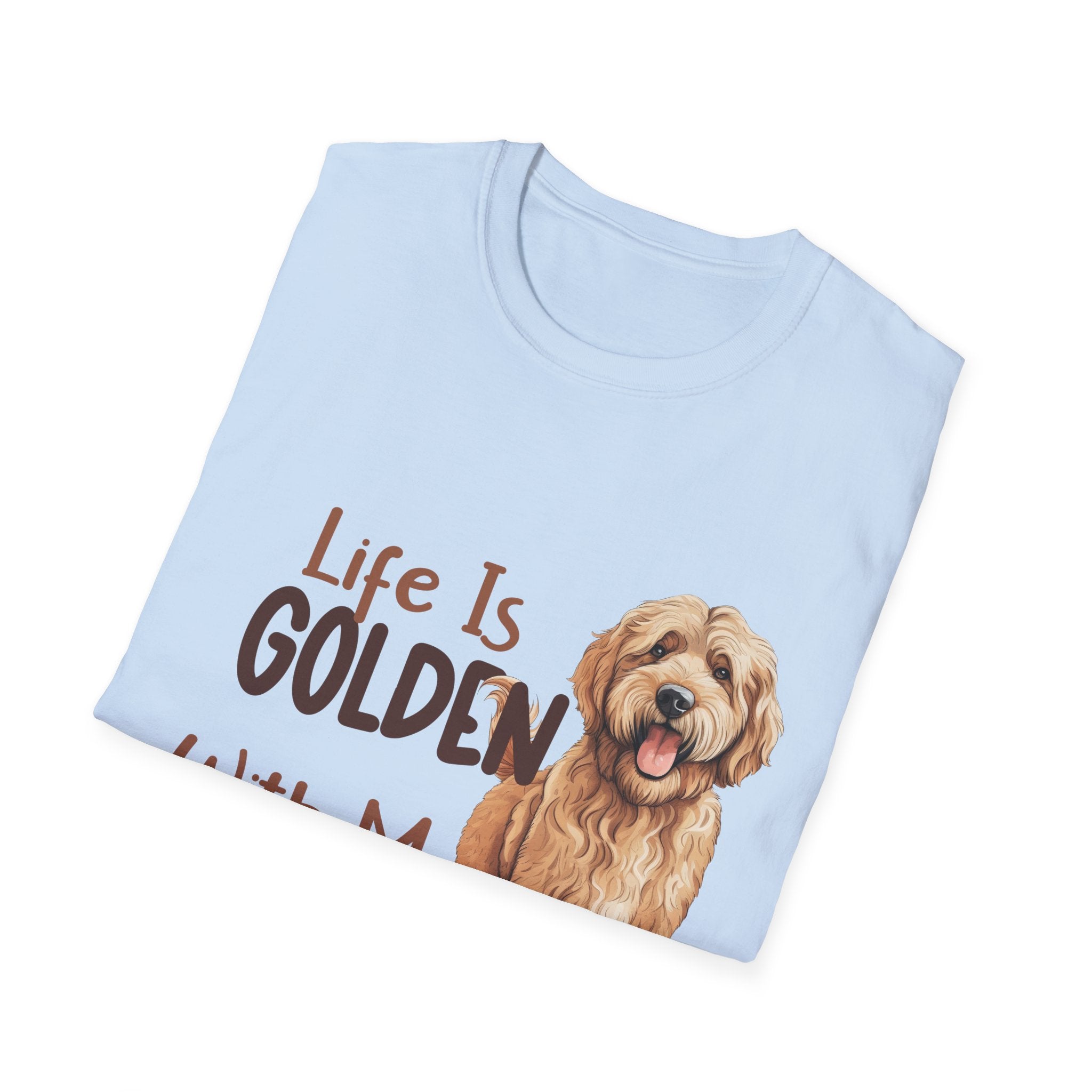 Life Is Golden With My Doodle Goldendoodle T-Shirt