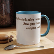 Whimsical Aussiedoodle Coffee Mug - For Doodle Dog Lovers
