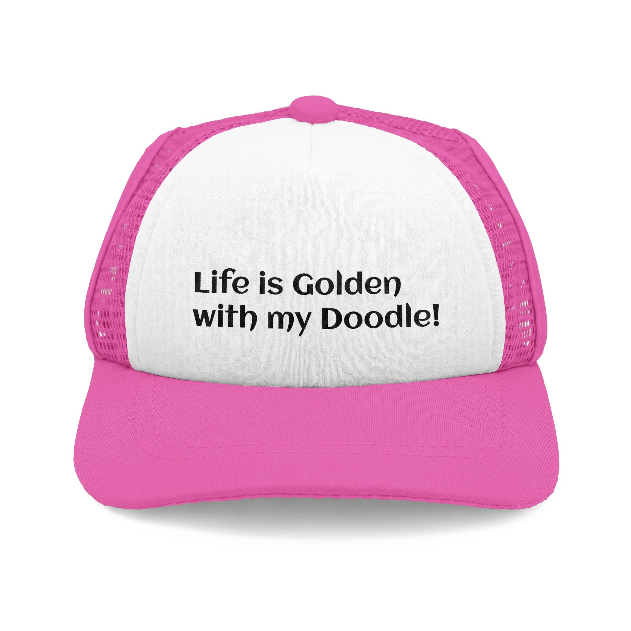 Life is Golden with My Doodle Trucker Hat — Dog Lover Foam Cap