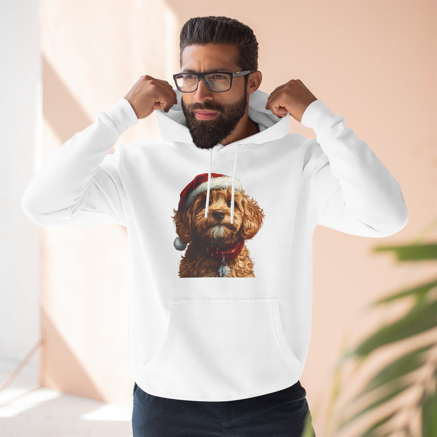 Santa Golden Doodle Hoodie