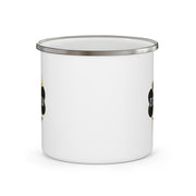 Life is Better With Dogs Enamel Mug, Cute Dog Gift Idea for Campers, Outdoor Cup, 12 oz, Camping Gear, Campfire Mug,Dog Lover Gift