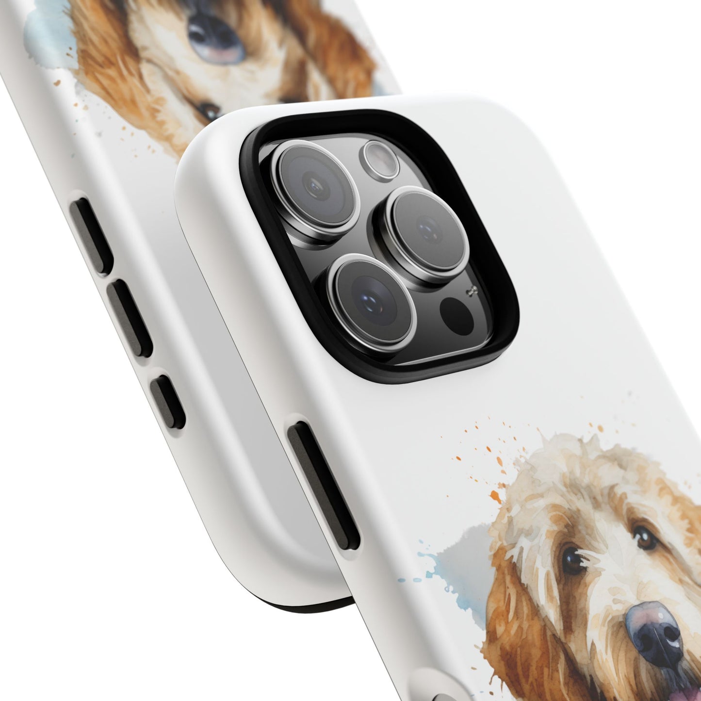 Goldendoodle Portrait Phone Case | Dog Lover Gift, Tough Cases for iPhone 16 and 17 Unique Pet Art, Personalized Dog Phone Cover, Animal Lover Accessory