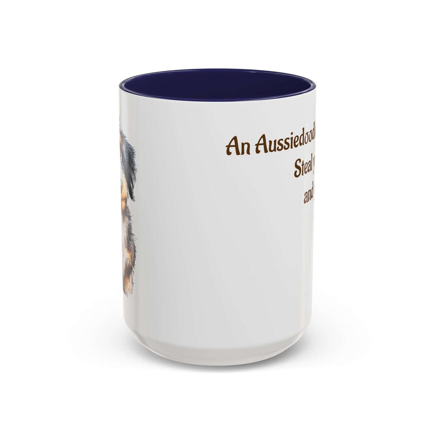Whimsical Aussiedoodle Coffee Mug - Perfect Gift for Doodle Dog Lovers, Pet Owners, and Birthday Celebrations, Dog Mom Mug, Cute Animal
