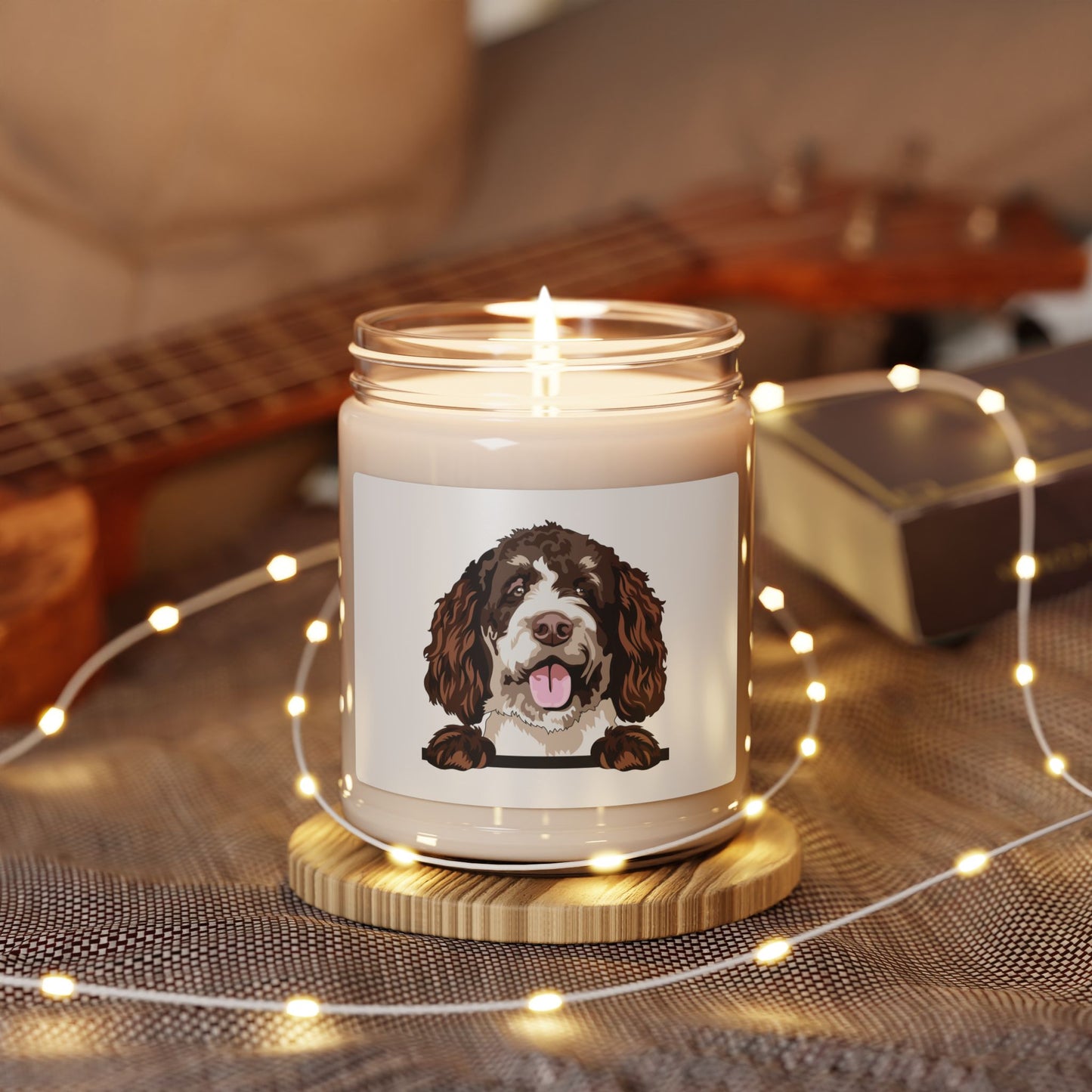 Scented Soy Candle for Bernedoodle Dog Lovers, Personalized Pet Candle, Dog-Themed Home Decor, Gifts for Pet Owners, Pet Memorial Candle