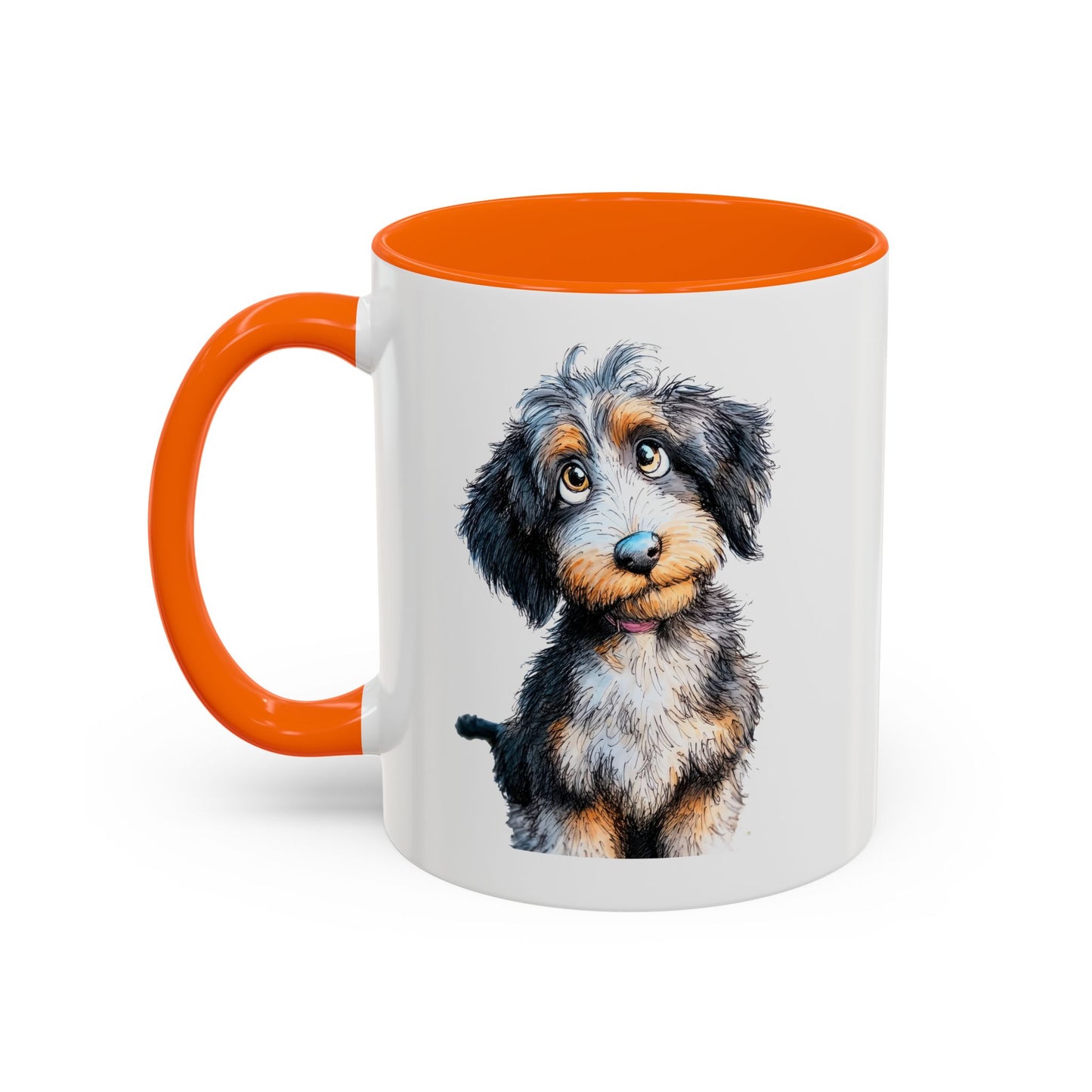 Whimsical Aussiedoodle Coffee Mug - Perfect Gift for Doodle Dog Lovers, Pet Owners, and Birthday Celebrations, Dog Mom Mug, Cute Animal