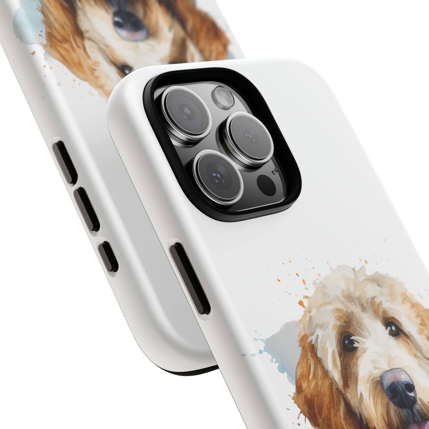 Goldendoodle Portrait Phone Case | Dog Lover Gift, Tough Cases for iPhone 16 and 17 Unique Pet Art, Personalized Dog Phone Cover, Animal Lover Accessory