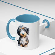 Whimsical Aussiedoodle Coffee Mug - For Doodle Dog Lovers