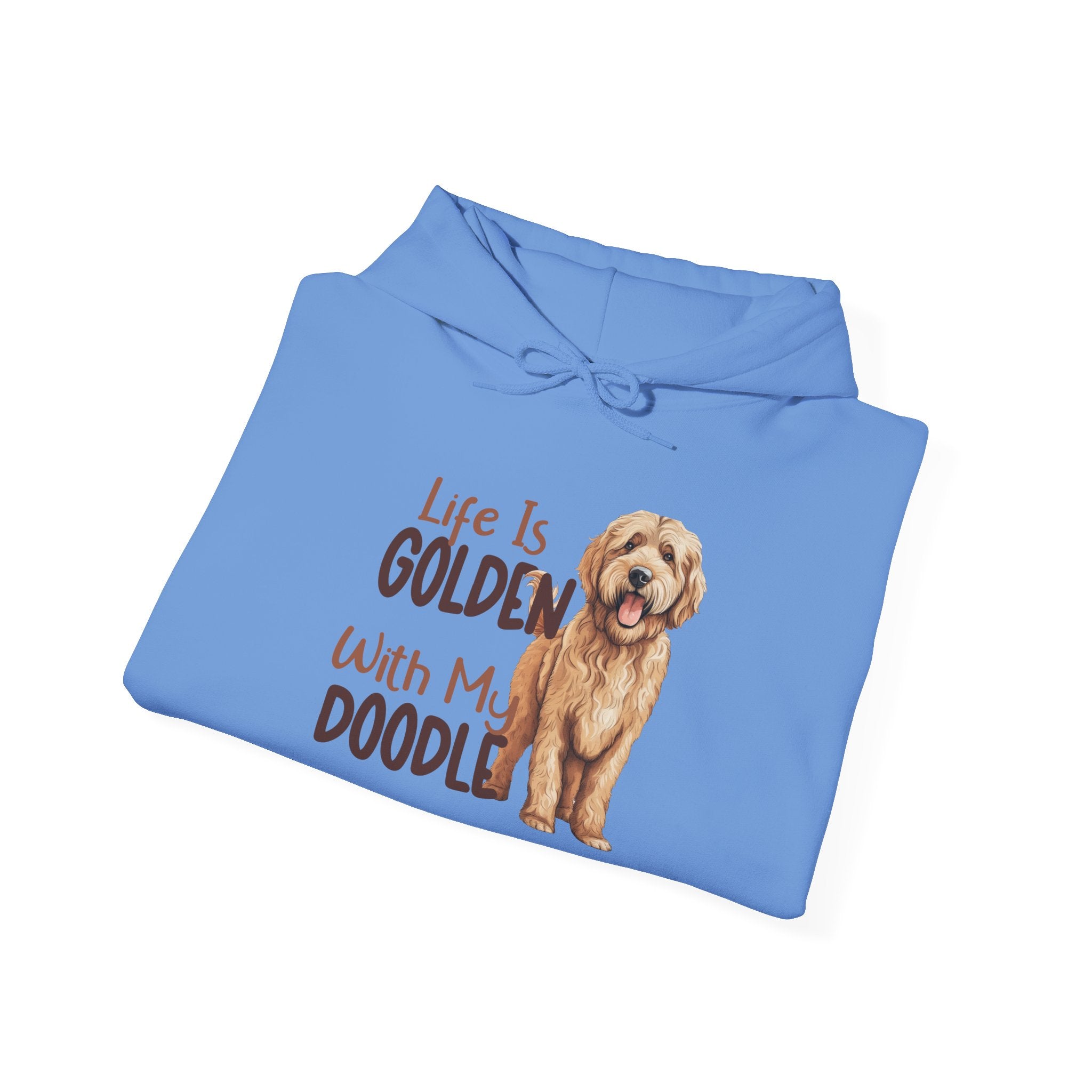 Golden Doodle Hooded Sweatshirt, Cozy Pet Sweatshirt, Dog Mom Gift, Animal Lover Apparel, Unisex Comfort Wear, Holiday Gift, Doodle Lover