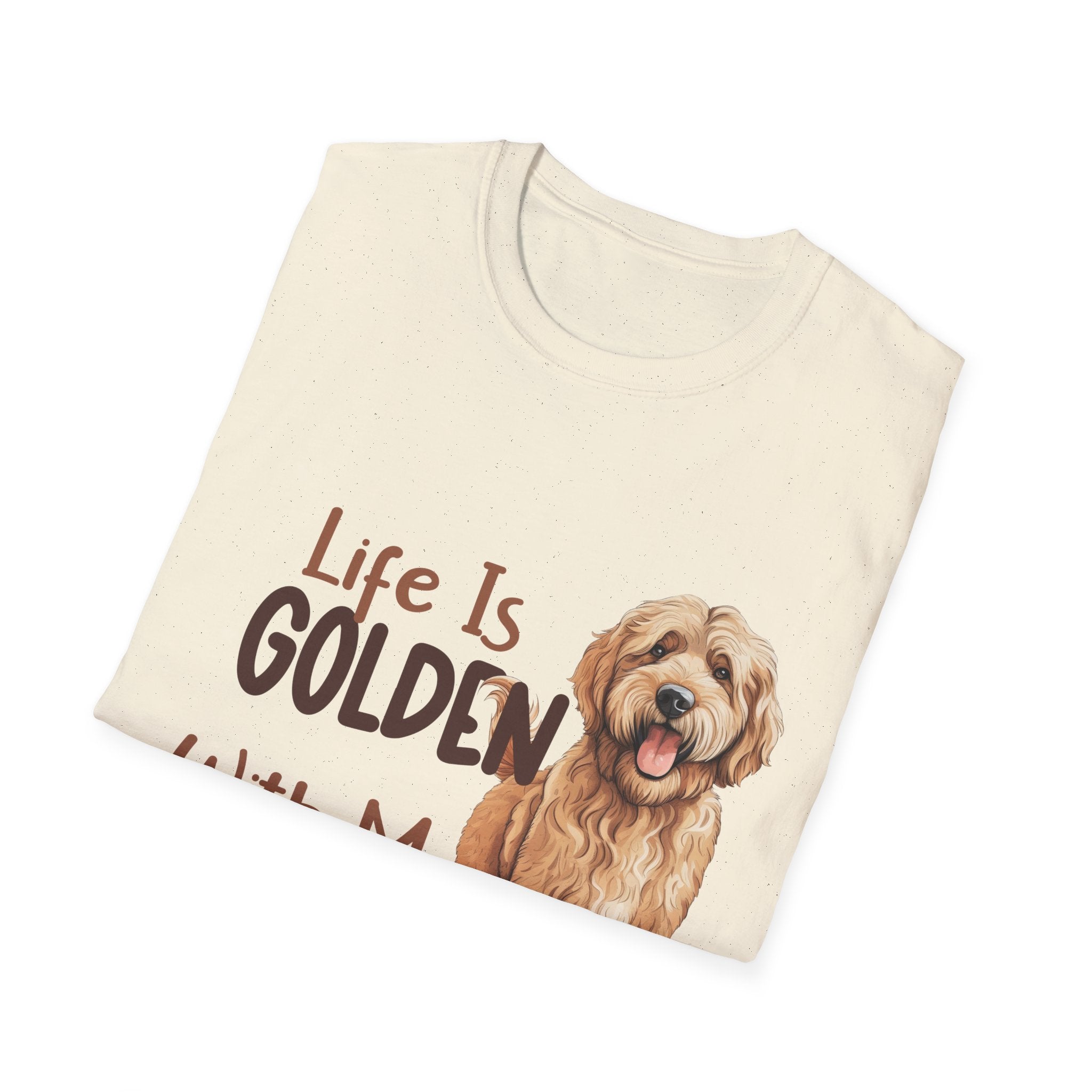 Life Is Golden With My Doodle Goldendoodle T-Shirt