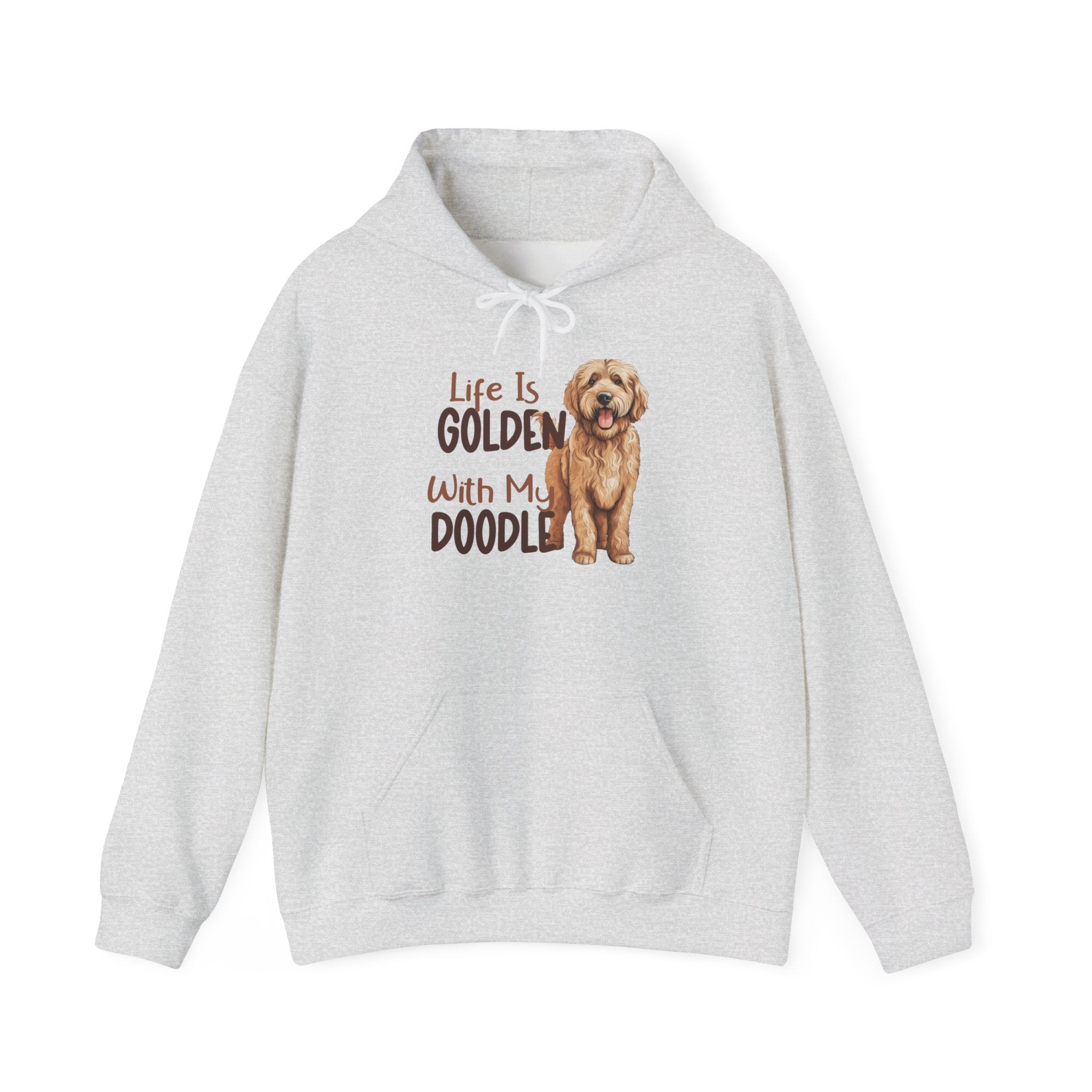 Golden Doodle Hooded Sweatshirt, Cozy Pet Sweatshirt, Dog Mom Gift, Animal Lover Apparel, Unisex Comfort Wear, Holiday Gift, Doodle Lover