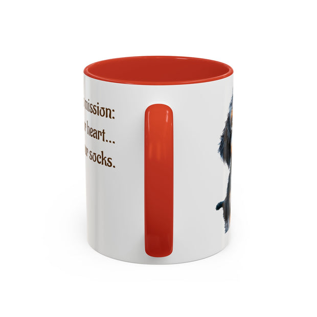 Whimsical Aussiedoodle Coffee Mug - For Doodle Dog Lovers