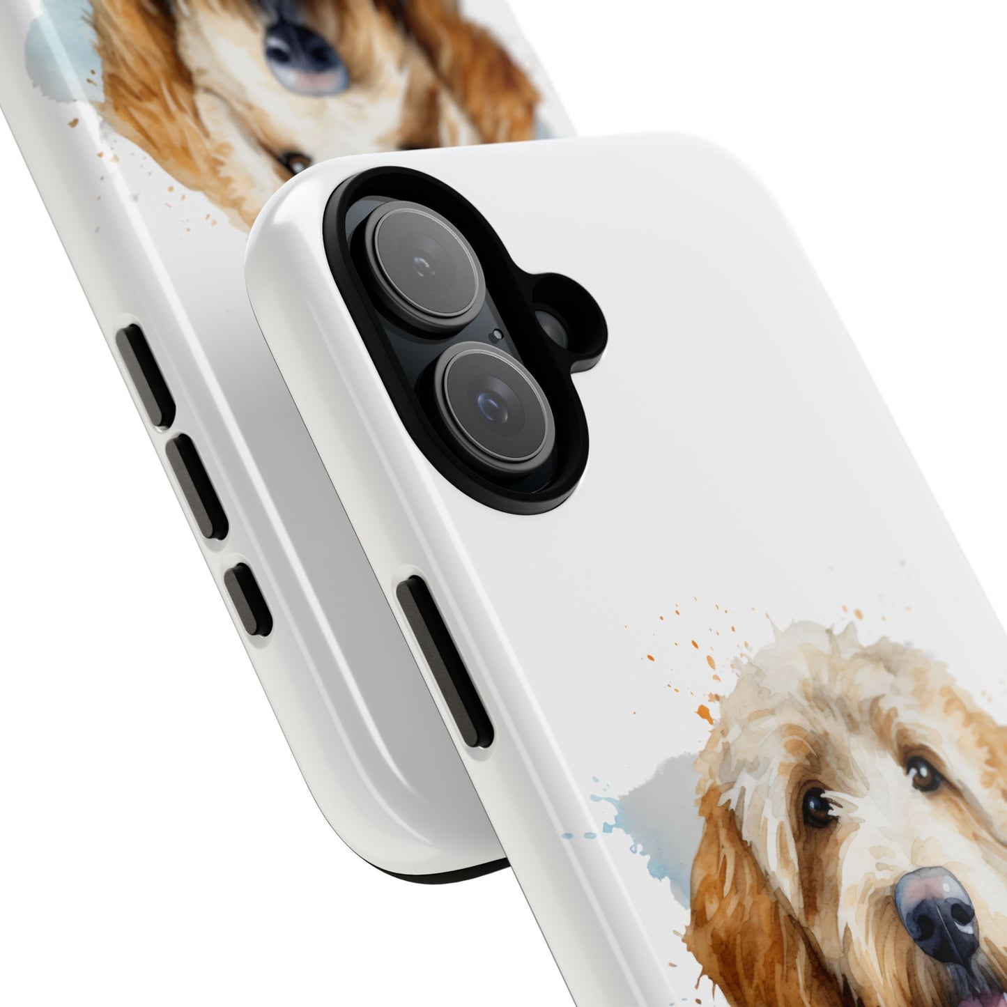 Goldendoodle Portrait Phone Case | Dog Lover Gift, Tough Cases for iPhone 16 and 17 Unique Pet Art, Personalized Dog Phone Cover, Animal Lover Accessory