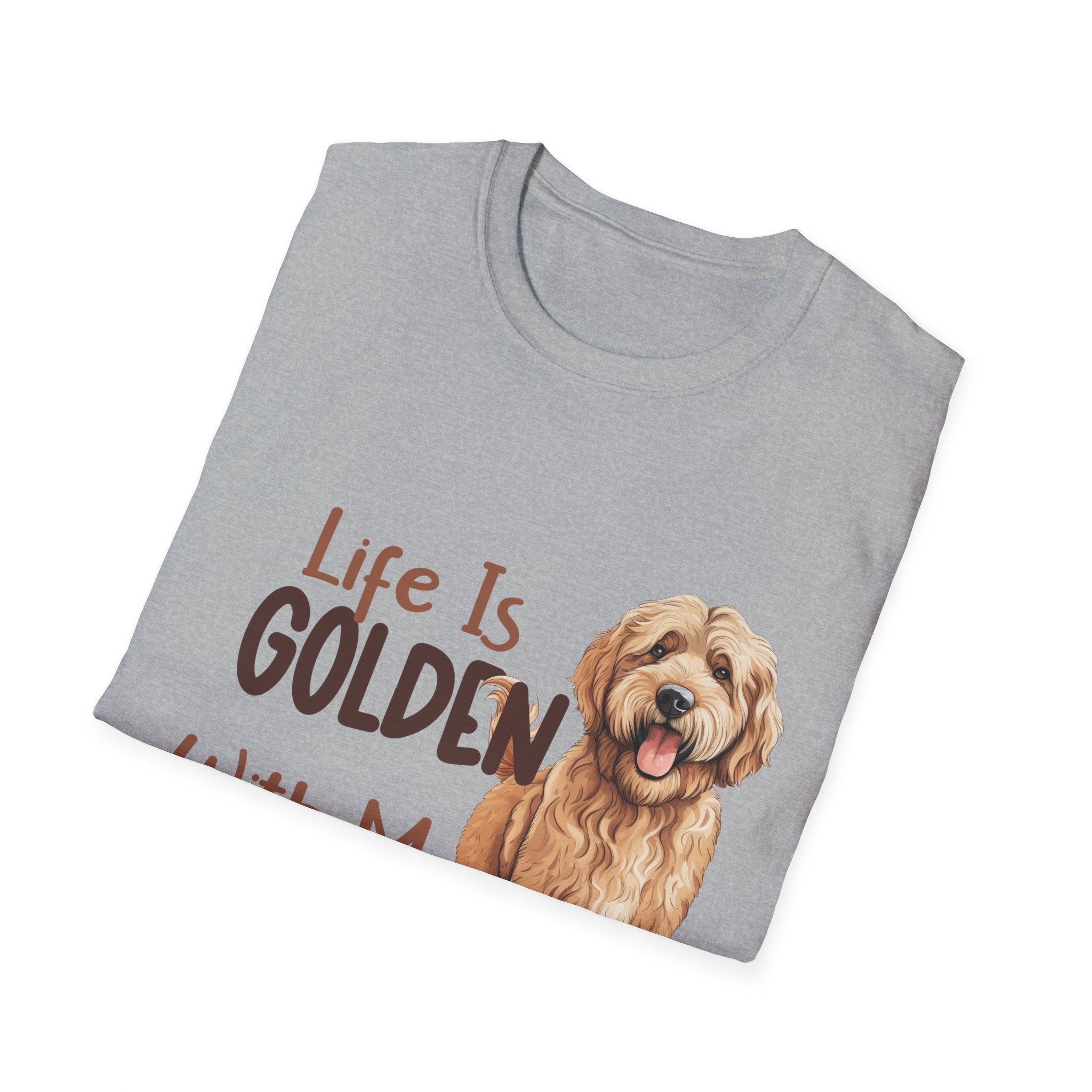 Life Is Golden With My Doodle Goldendoodle T-Shirt