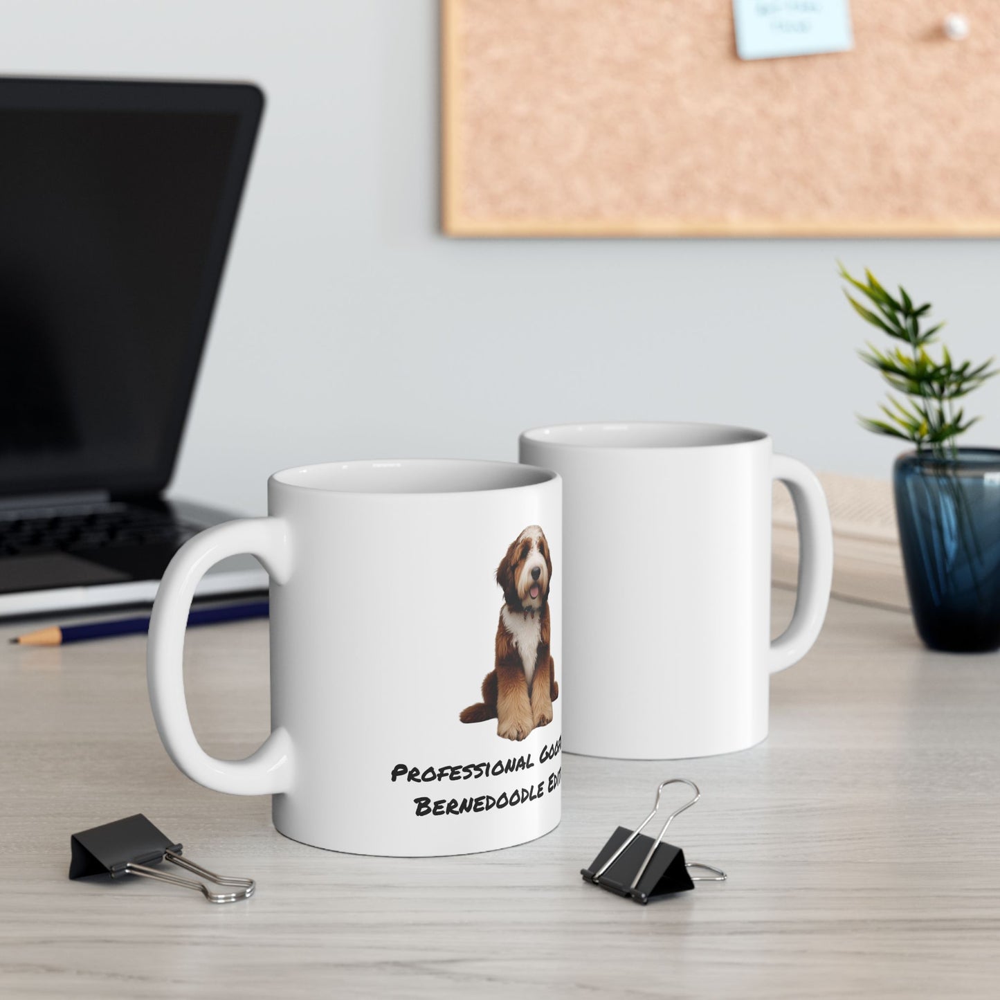 Bernedoodle Goofball Owner Ceramic Mug 11oz or 15 oz, Doodle owner, gift for dad,