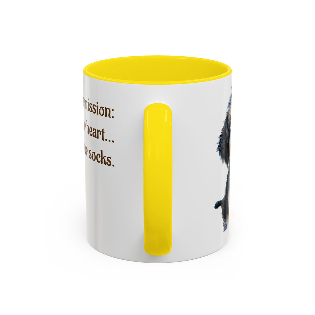 Whimsical Aussiedoodle Coffee Mug - For Doodle Dog Lovers