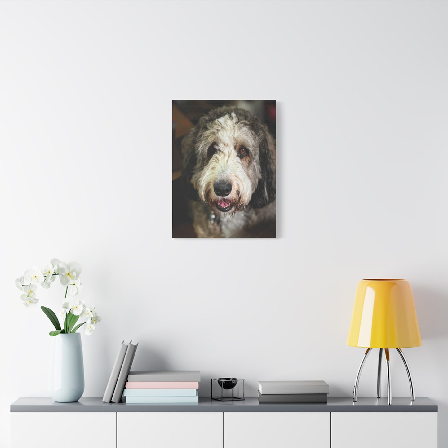 Personalized Pet Portrait Canvas Print - Stretched Matte Artwork | Perfect Doodle Gift for Holidays, Him & Her