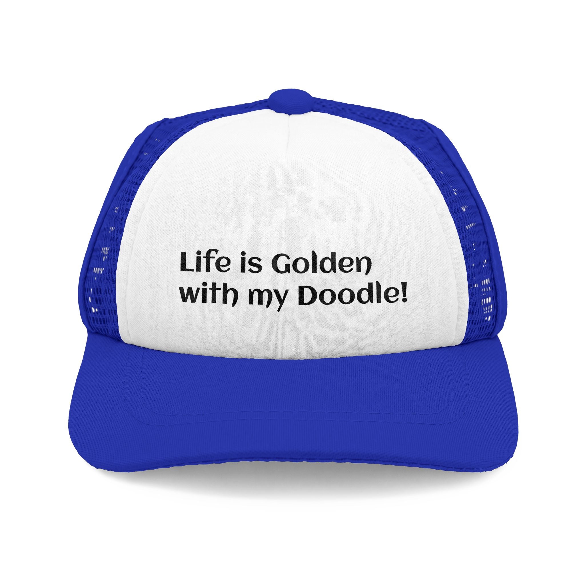 Life is Golden with My Doodle Trucker Hat — Dog Lover Foam Cap
